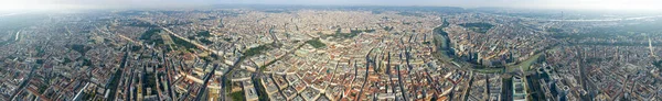 Vienne Autriche Panorama Circulaire Ville Depuis Les Airs Partie Historique — Photo