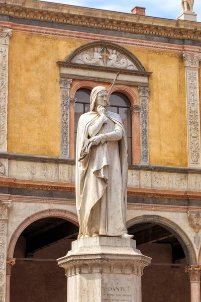 Верона Италия Данте Алигьери 1265 1321 Писатель Поэт Политик Родившийся — стоковое фото