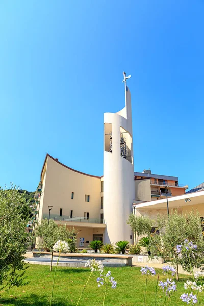 Рапалло Италия Parrocchia Sant Anna Католическая Церковь Площадь Святой Анны — стоковое фото