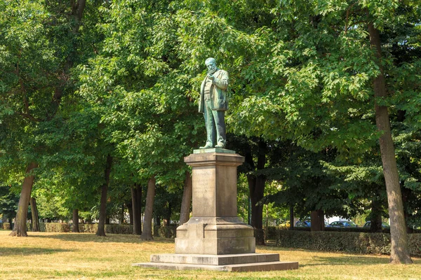 Turijn Italië Monument Voor Quintino Sella 1827 1884 Wetenschapper Staatsman — Stockfoto