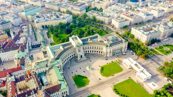 Viyana Avusturya Hofburg Sarayı Neue Burg Prens Eugen Atlının Heykeli — Stok fotoğraf