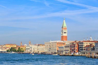 Venedik, İtalya. Doges Sarayı (Palazzo Ducale) San Marco Güvertesi