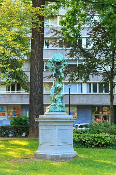 Brüssel Belgien Juli 2019 Skulptur Ixelles Bildhauer Herain Jean Park — Stockfoto