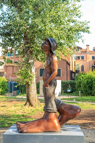 Венеция Италия Июля 2019 Года Выставка Общественном Парке Джардино Делла — стоковое фото