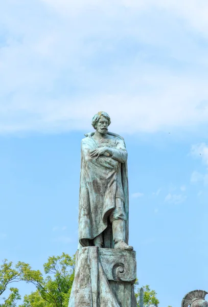 Krakau Polen Juli 2019 Monument Voor Stanislav Vyspiansky Poolse Toneelschrijver — Stockfoto