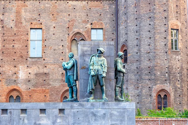 Turín Italia Julio 2019 Monumento Presentado Por Comandante Emanuele Filiberto — Foto de Stock
