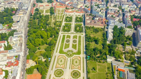 Viena Áustria Belvedere Complexo Palácio Barroco Viena Construído Por Lucas — Fotografia de Stock