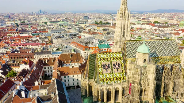 Wiedeń Austria Katedra Szczepana Niemcy Stephansdom Katedra Katolicka Narodowy Symbol — Zdjęcie stockowe