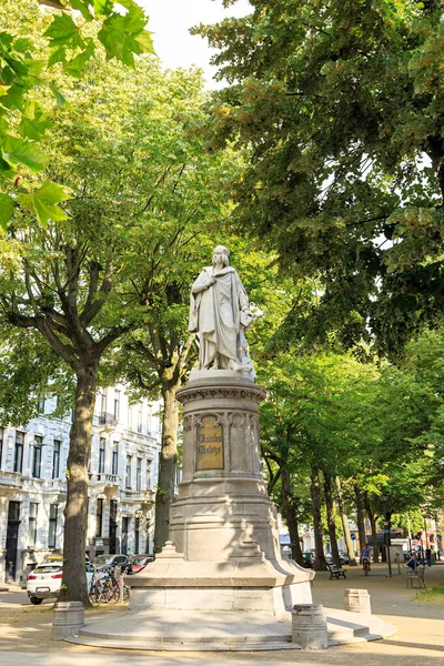 Antwerpen Belgien Juli 2019 Staty Quinten Massijs Även Kwinten Eller — Stockfoto