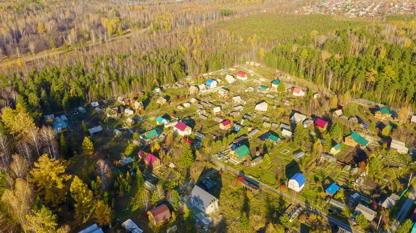 Χωριό Διακοπών Στα Προάστια Της Πόλης Ekaterinburg Ουράλ Ρωσία Φθινόπωρο — Φωτογραφία Αρχείου