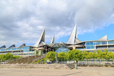 Antwerp, Belgium - July 2, 2019: Court of First Instance at Antwerp, Antwerp Division. Law Courts Building