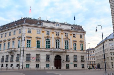 Viyana, Avusturya - 20 Temmuz 2019: Avusturya Federal Başbakanlığı 