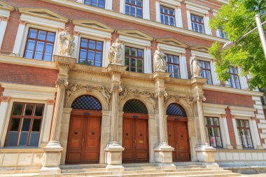 Viyana, Avusturya - 20 Temmuz 2019: Evanjelik Viyana Ortaokulu