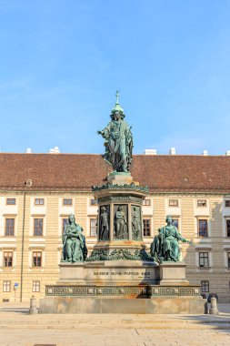 Viyana, Avusturya. Avusturya İmparatoru I. Francis. TEXT: Halkıma / soylu XIII 'e sevgilerimi iletin