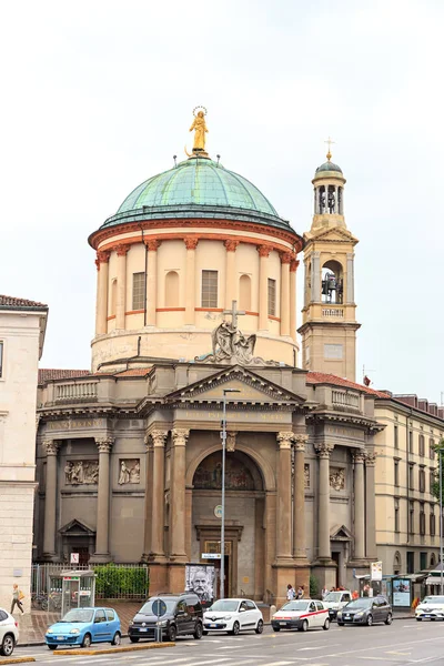 Bergamo Italy July 2019 Church Santa Maria Delle Grazie 城市的历史部分 — 图库照片