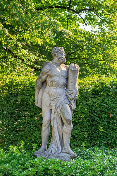 Amsterdam Netherlands June 2019 Antique Marble Statues Rijksmuseum Park Free — Stock Photo, Image