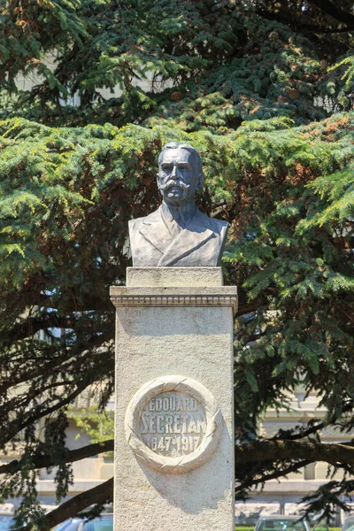 スイスのローザンヌ エドゥアルド セクレタン 弁護士 ジャーナリスト 政治家 彫刻家フランシス ジョン6月 1864年 1928年 — ストック写真
