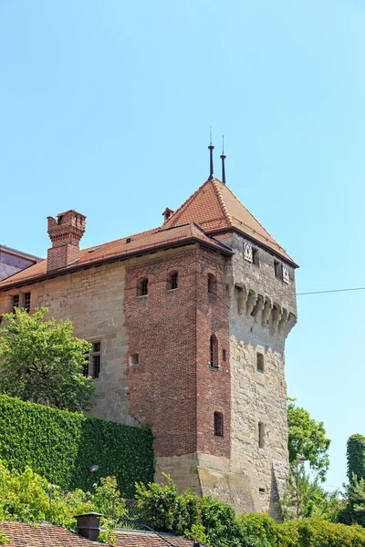 Lausanne Zwitserland Het Paleis Van Oude Bisschop Gebouwd Tussen 11E — Stockfoto