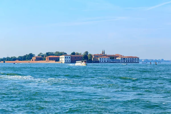 Venedig Italien Blick Auf Die Insel San Servolo — Stockfoto