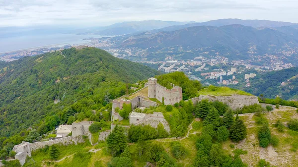 Genoa Italy Forte Sperone Key Point 19Th Century Genoese Fortifications — Stock Photo, Image