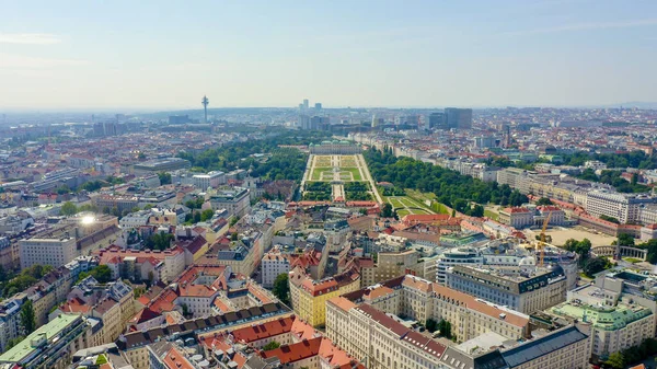 Vienna Austria Belvedere Complesso Palazzi Barocchi Vienna Costruito Lucas Von — Foto Stock