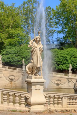 Torino, İtalya. Heykel - Ocak. 