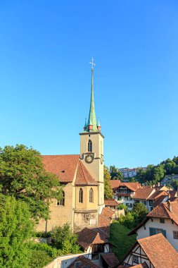 Bern, İsviçre. Naidegkirche - Protestan Kilisesi