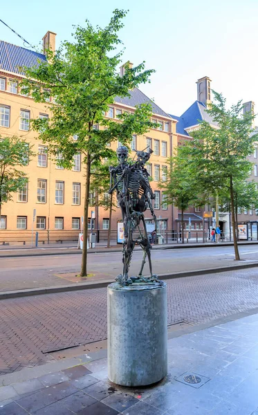 Netherlands Hague July 2019 Famous Modern Street Sculptures Gaga Street — стокове фото