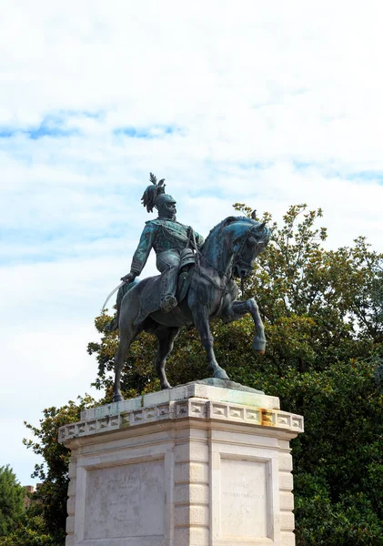 Vérone Italie Monument Vittorio Emanuele Turin 1820 Rome 1878 Est — Photo