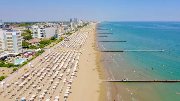 Ιταλία Τζέσολο Lido Jesolo Jesolo Lido Είναι Παραλία Της Πόλης — Φωτογραφία Αρχείου