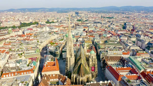Wiedeń Austria Katedra Szczepana Niemcy Stephansdom Katedra Katolicka Narodowy Symbol — Zdjęcie stockowe