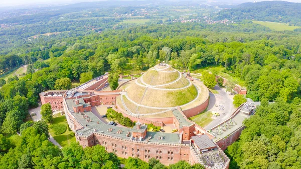 Krakow Polen Barrow Kosciuszko Krakow Historiskt Monument Bygget Högen Slutfördes — Stockfoto