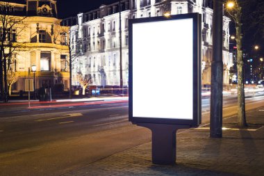 Açık billboard mockup