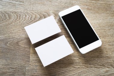 duyarlı ve işletme kart tasarım mockup