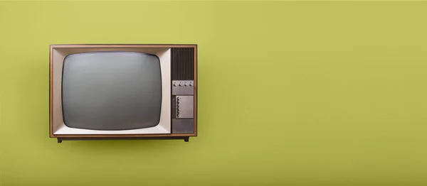 Jaren zeventig televisie kop — Stockfoto
