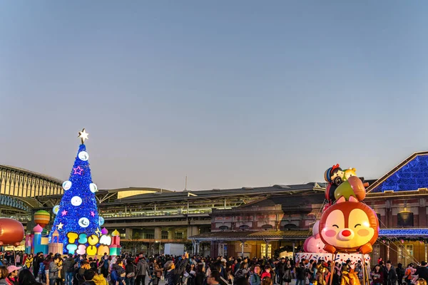 Taichung Taiwán Diciembre 2019 Navidad Disney Dream Celebra Taichung — Foto de Stock