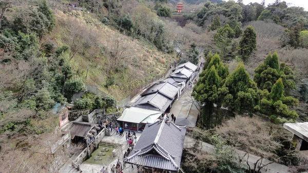 Kyoto, Giappone - 11 Mar 2016: Tempio Kiyomizu-dera a Kyoto, Giappone — Foto Stock