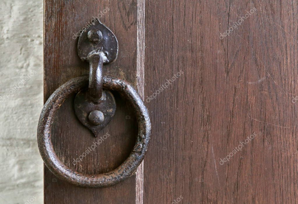 Manijas antiguas para puertas | Anillo vintage o de hierro manijas de