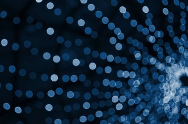 Küçük ışıklar ile bulanık garland. Parti kavramları.