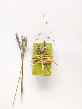 Ev yapımı lavanta sabunu..