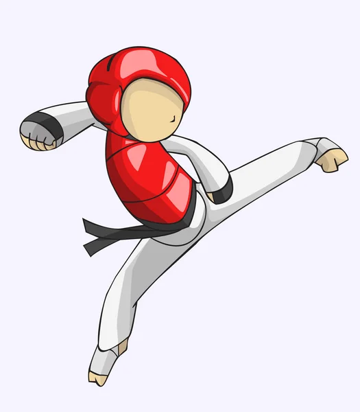 Taekwondo. sztuki walki — Wektor stockowy