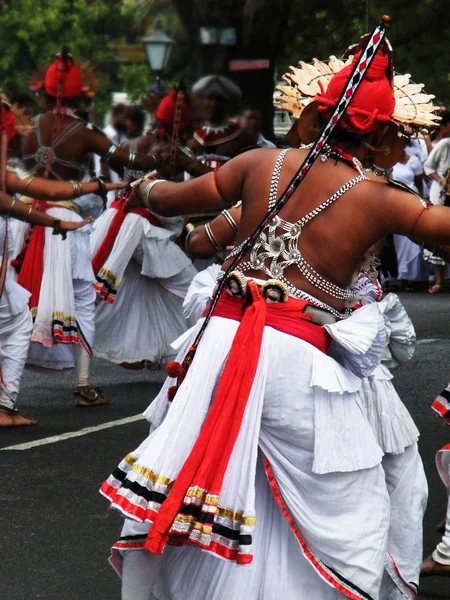 Sri Lanki Procesji Kandy Tańce Hill Country Ves Taniec — Zdjęcie stockowe