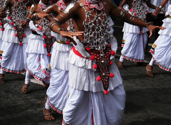 Procesión Sri Lankan Kandy Baila Región Montañosa Baile Ves —  Fotos de Stock