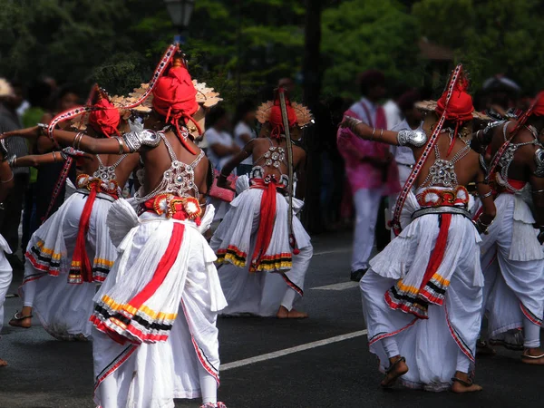Sri Lanki Procesji Kandy Tańce Hill Country Ves Taniec — Zdjęcie stockowe