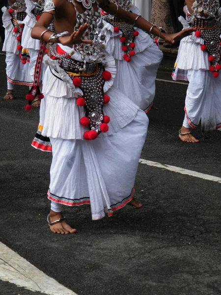 Шрі Ланки Процесії Канді Танців Верховинах Юдейських Вес Танець — стокове фото