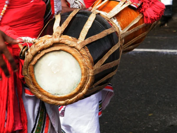 传统的斯里兰卡鼓手 — 图库照片