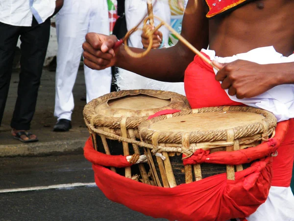 Traditionele Sri Lankaanse Drummers — Stockfoto
