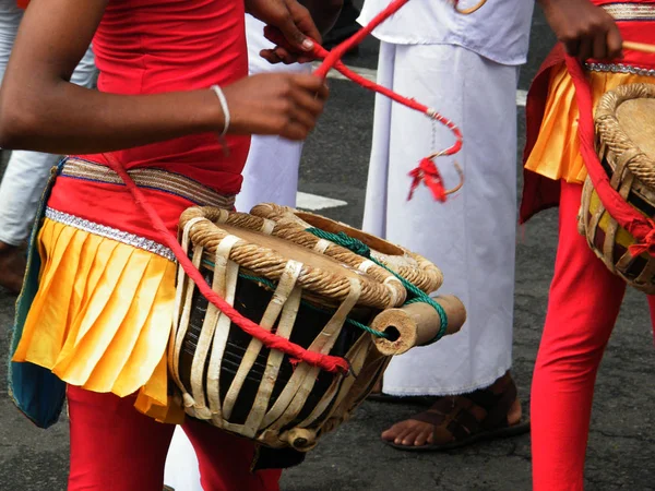 Bateristas Tradicionales Sri Lanka —  Fotos de Stock