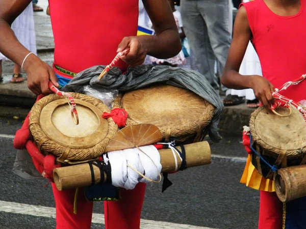 Tradycyjne Sri Lanki Perkusistów — Zdjęcie stockowe