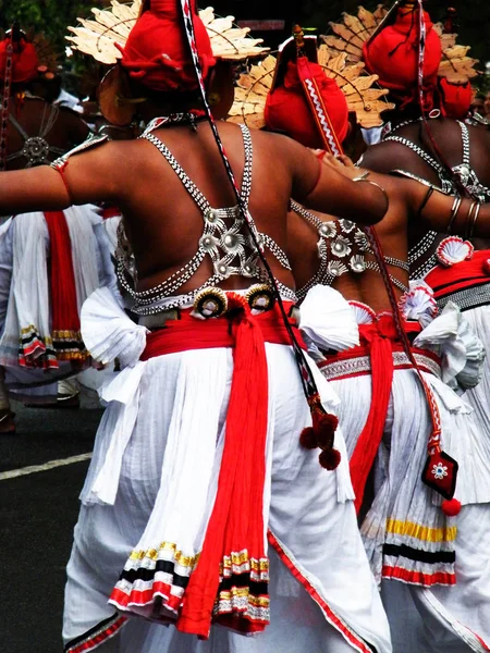 Sri Lankas Procession Kandy Danserna Hill Country Ves Dans Stockfoto
